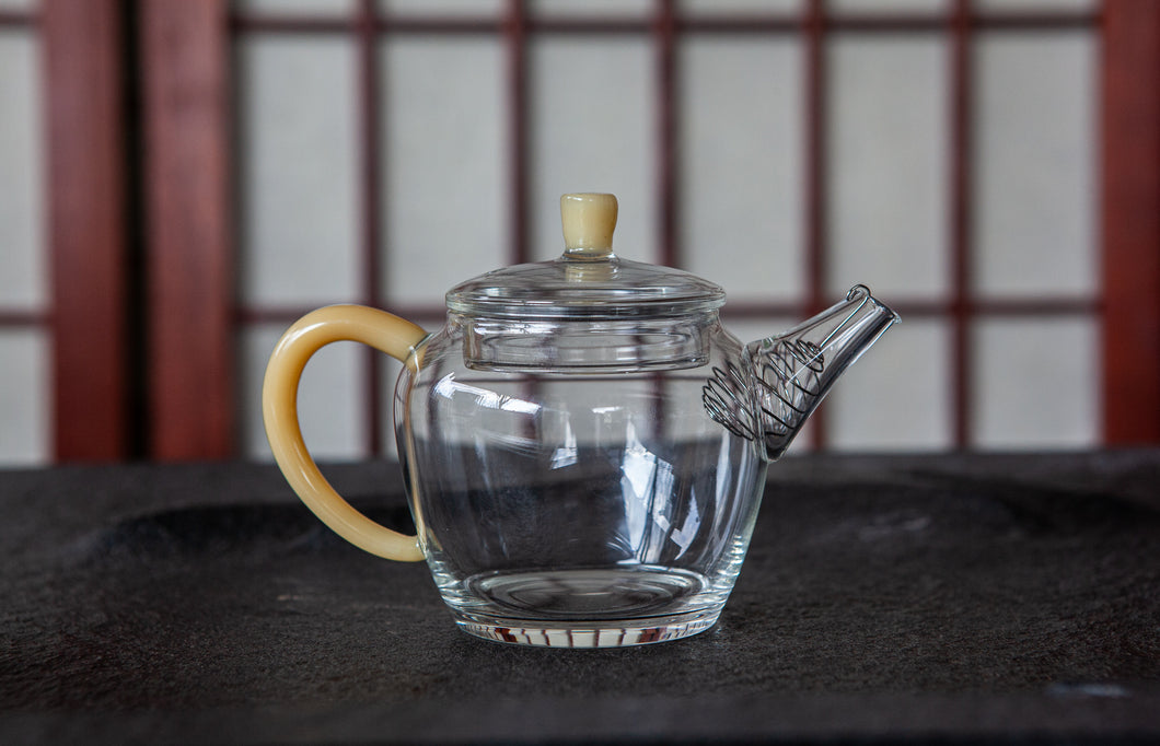 200ml Glass Teapot(Yellow)