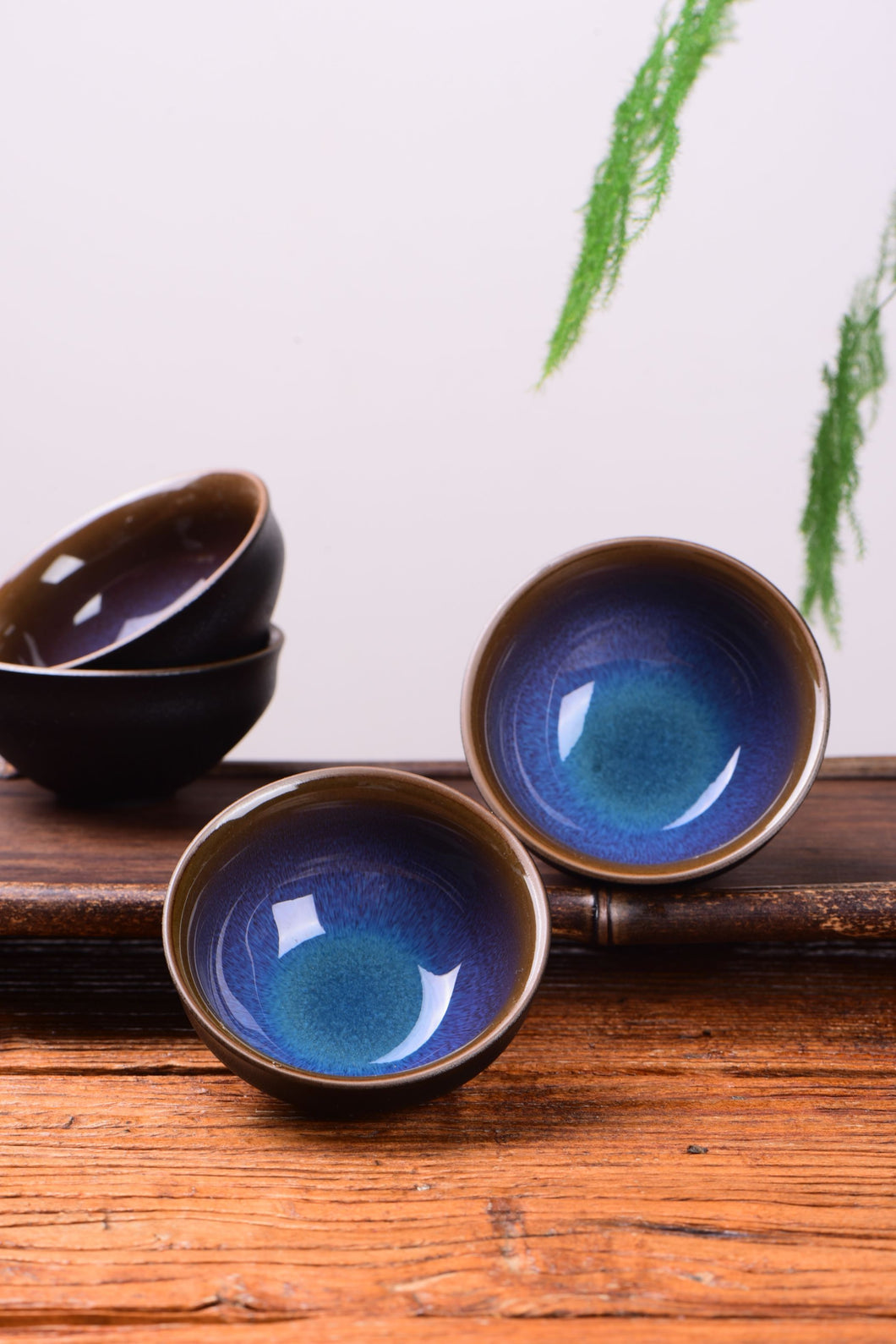 100ml Blue Jianzhan Style Glazed Cup