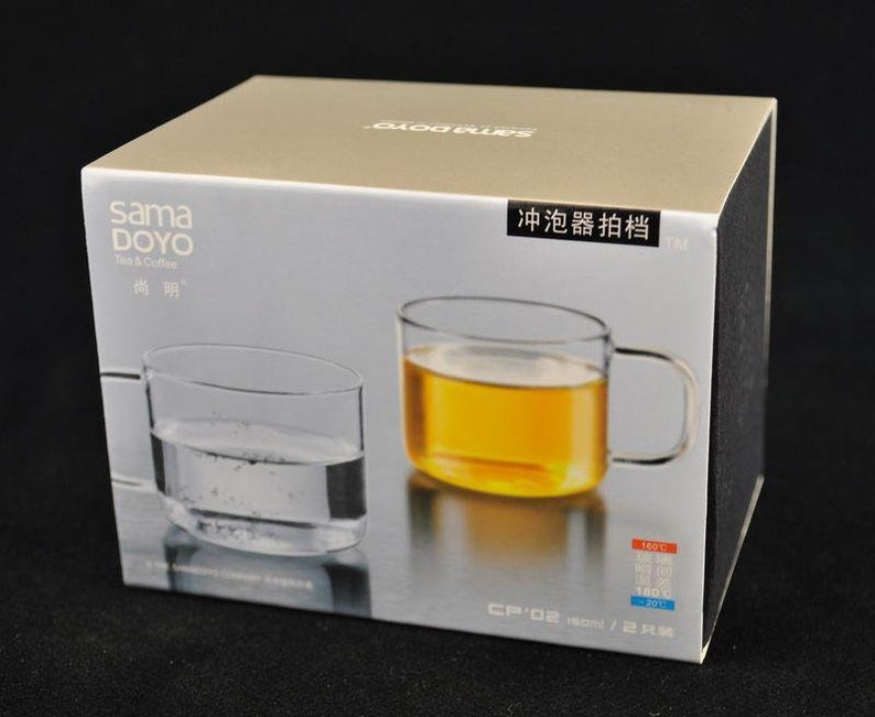 A Set of 150ml Glass Tea Cups