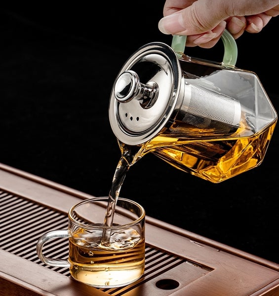 400ml Gemstone Glass Teapot