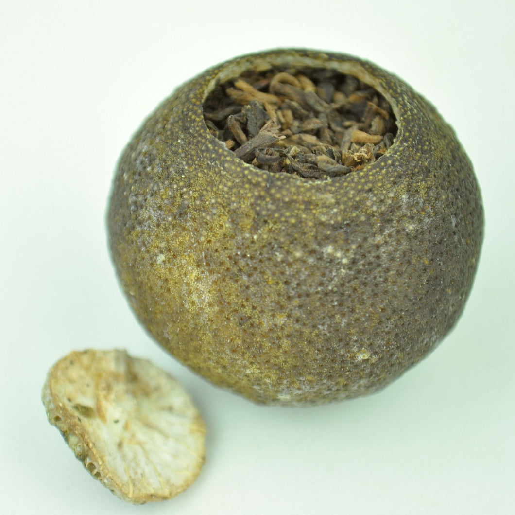 2015 Shu Puer Tea Stuffed in King Orange